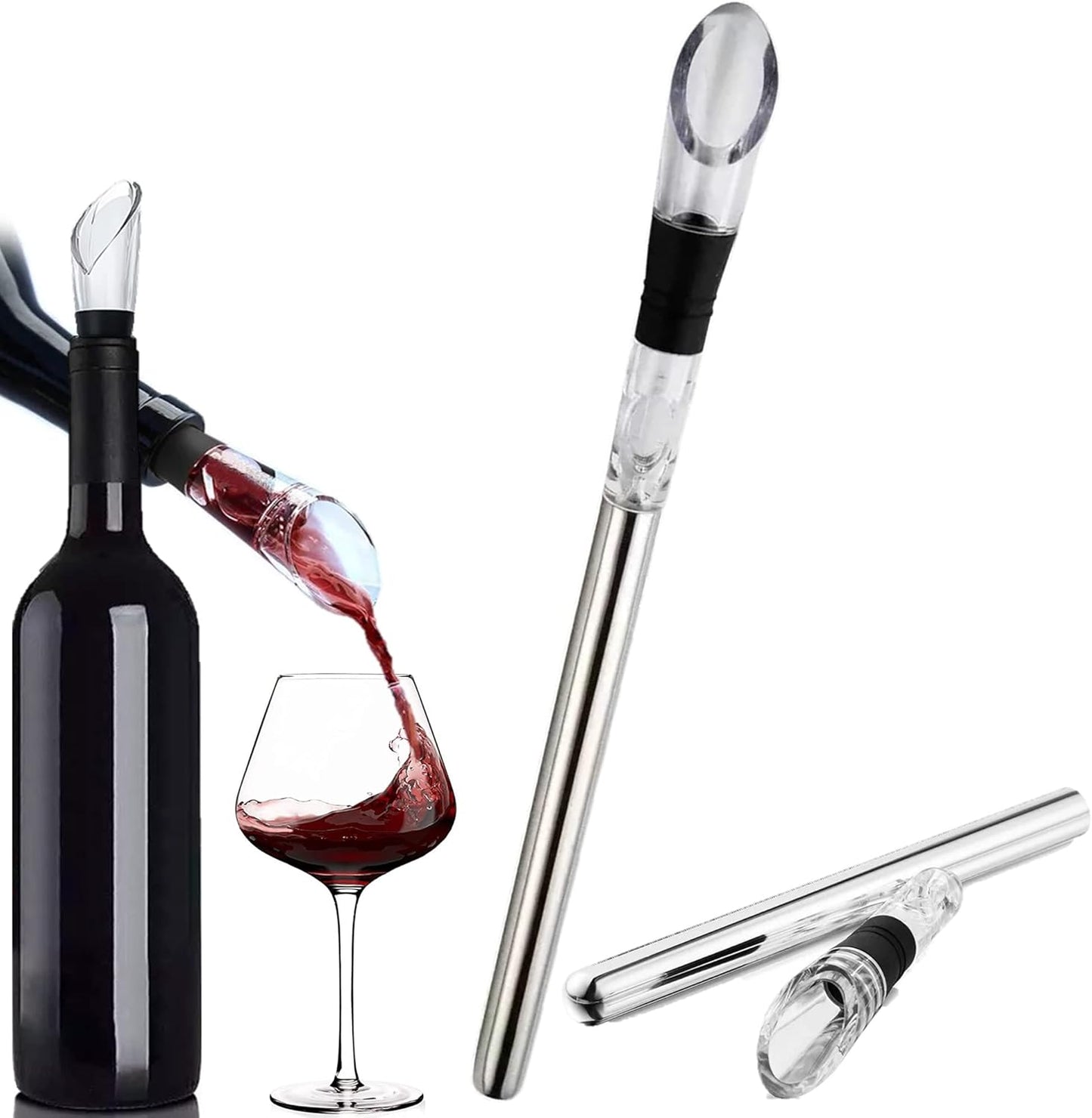 Wine Cooling Frozen Stainless Steel Ice Stick Chiller