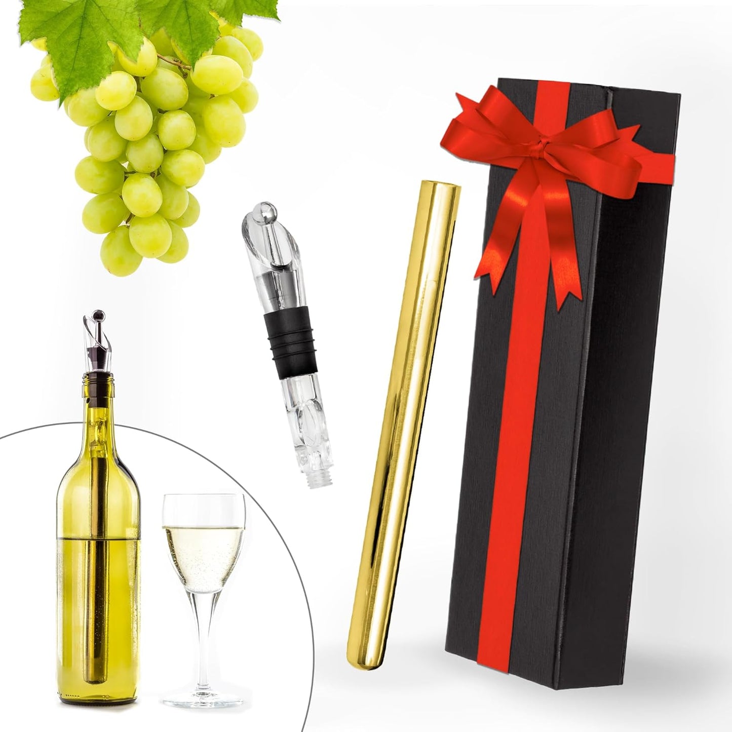 Wine Cooling Frozen Stainless Steel Ice Stick Chiller