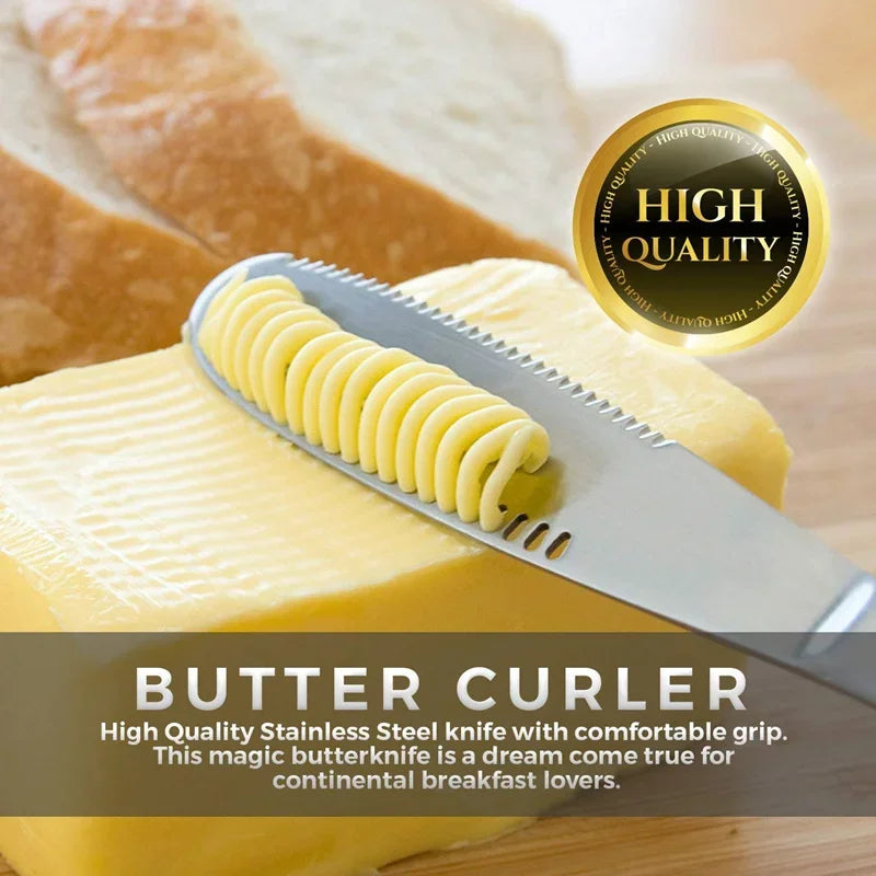 3-in-1 Stainless Steel Butter Knife