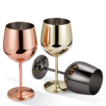 Luxury Electroplated Stainless Steel Glasses