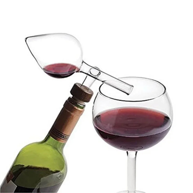 Elegant Peach-Shaped Wine Aerator