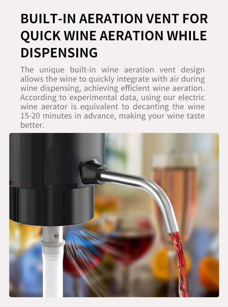 Intelligent Electric Wine Aerator Pump