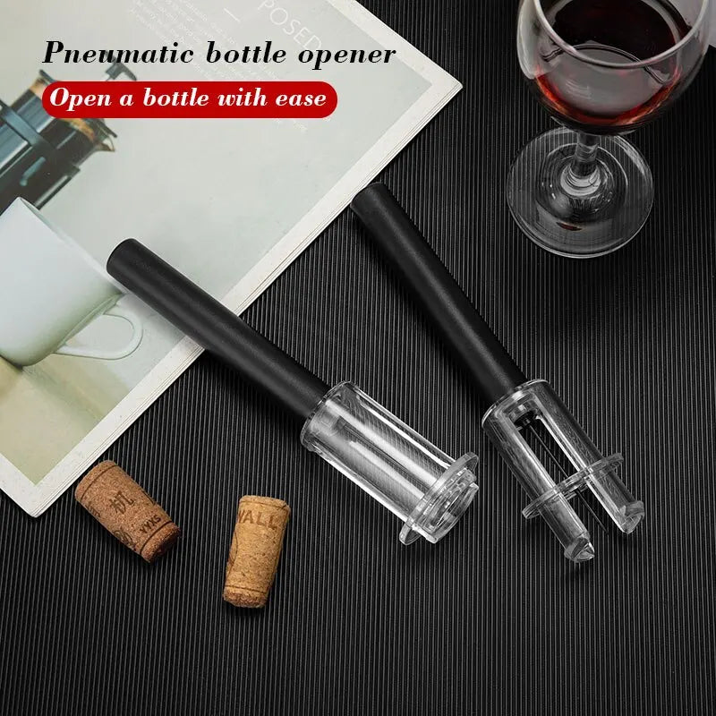 Black Wine Air Pressure Bottle Opener