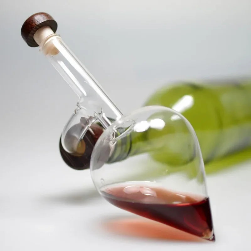 Elegant Peach-Shaped Wine Aerator