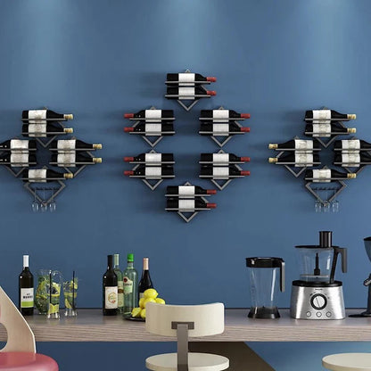 Wall-Mounted Wine Rack