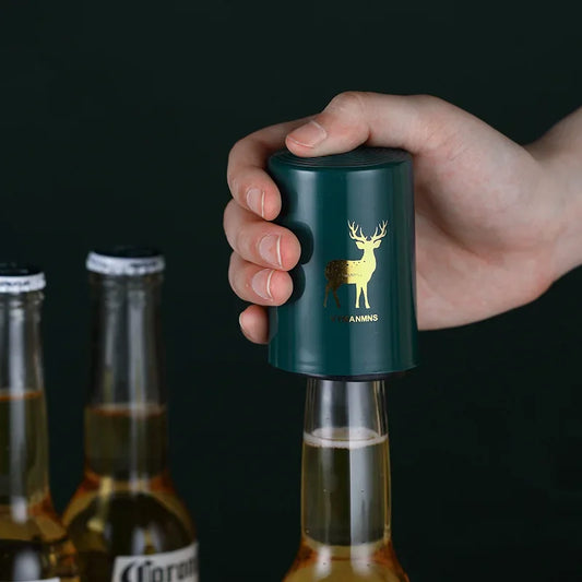 Automatic Stainless Steel Bottle Opener