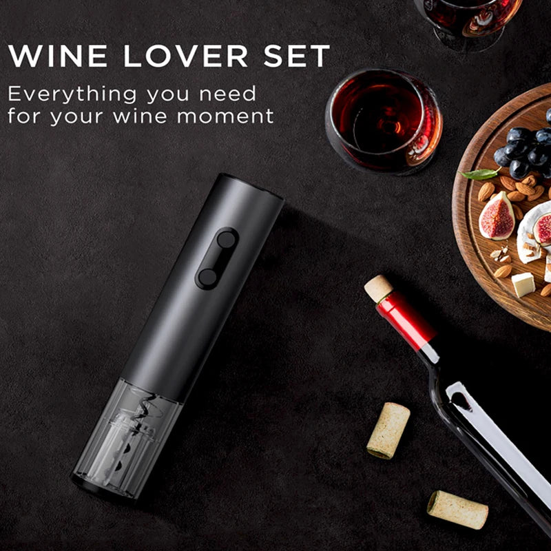 Premium Electric Wine Opener Gift Set