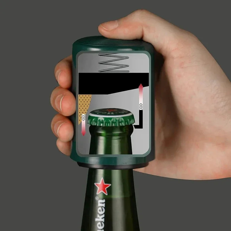 Automatic Stainless Steel Bottle Opener