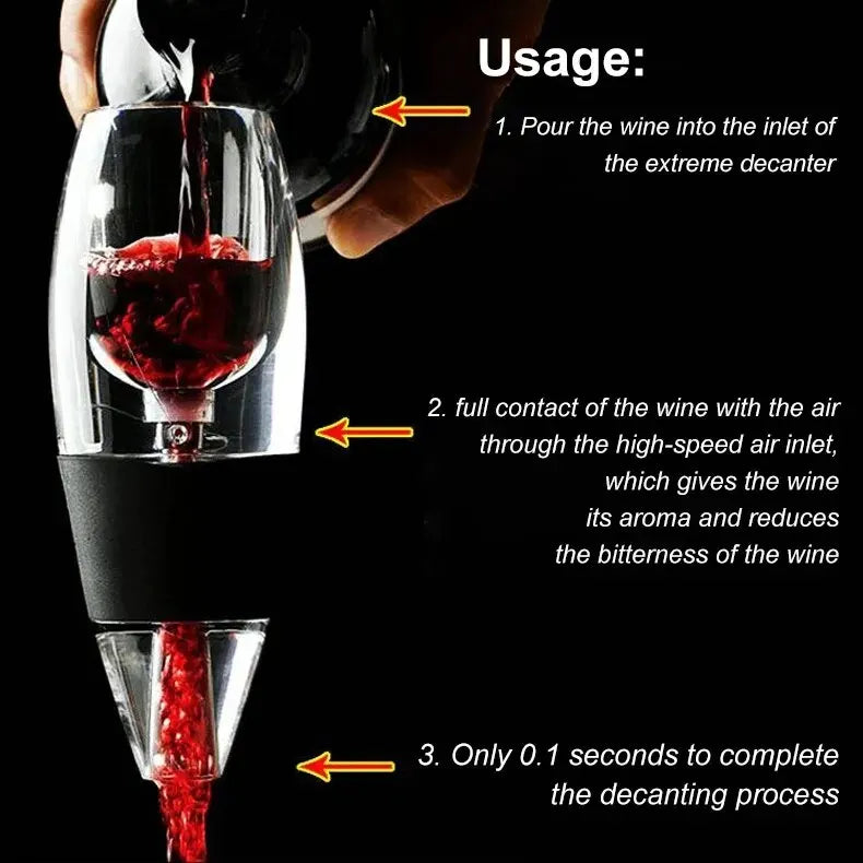 Creative Fast Decanter & Wine Aerator Pourer