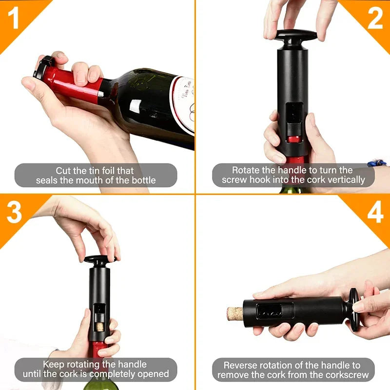 Professional Stainless Steel Corkscrew