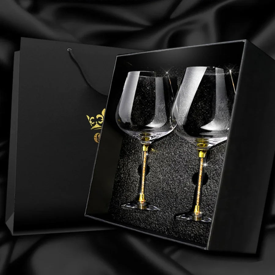 Light Luxury Crystal Wine Glass Set