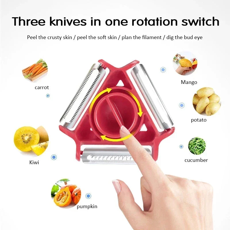 3-in-1 Magic Trio Peeler Set