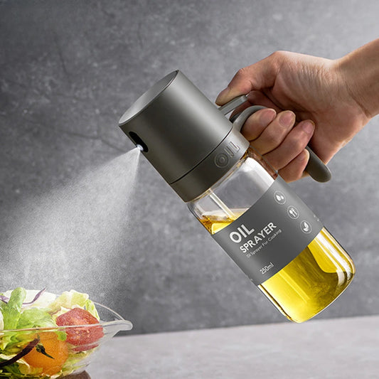 Premium 250ml High Borosilicate Glass Oil Spray Bottle