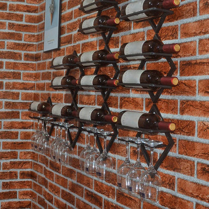 Wall-Mounted Wine Rack