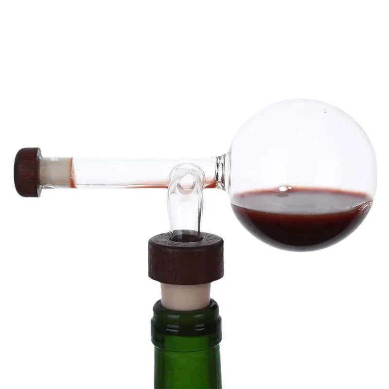 Elegant Peach-Shaped Wine Aerator