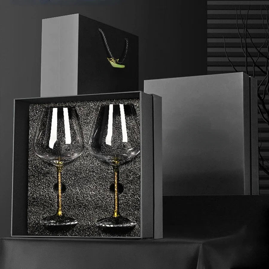 Light Luxury Crystal Wine Glass Set