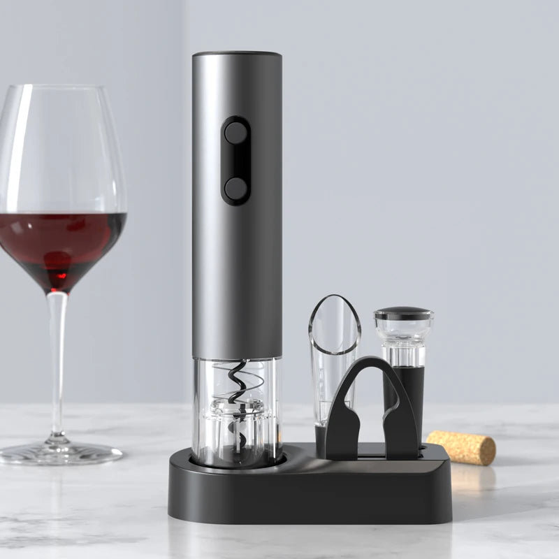 Premium Electric Wine Opener Gift Set