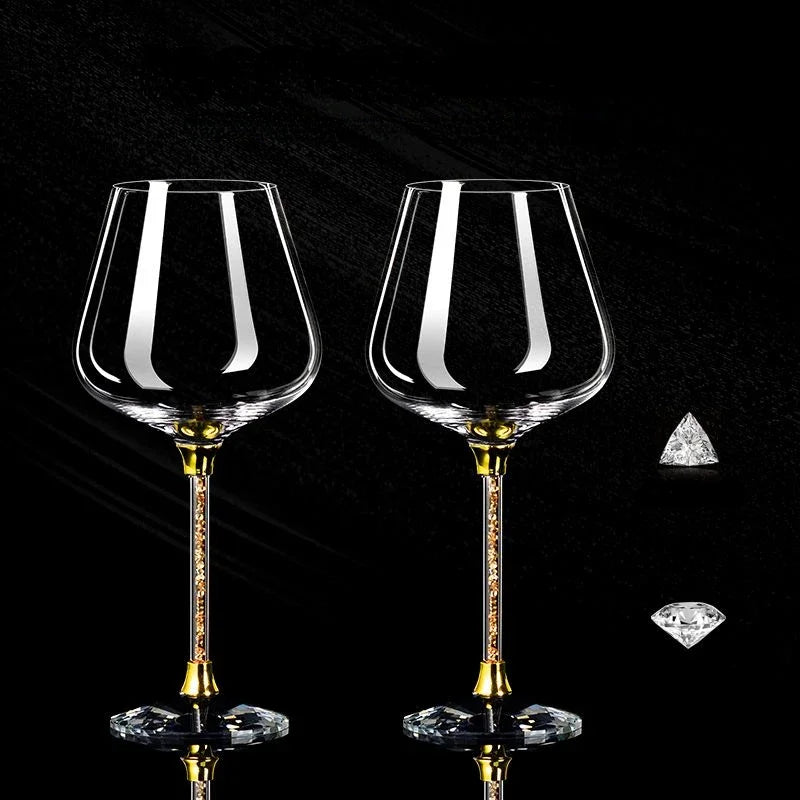 Light Luxury Crystal Wine Glass Set